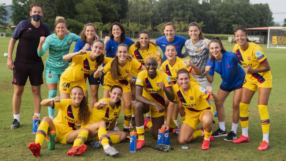 El FC Barcelona femenino ha puesto punto y final al stage en la Vall d'en Bas