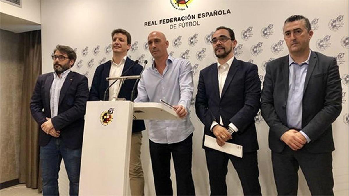 Rubiales: "Es un día histórico para el fútbol español"