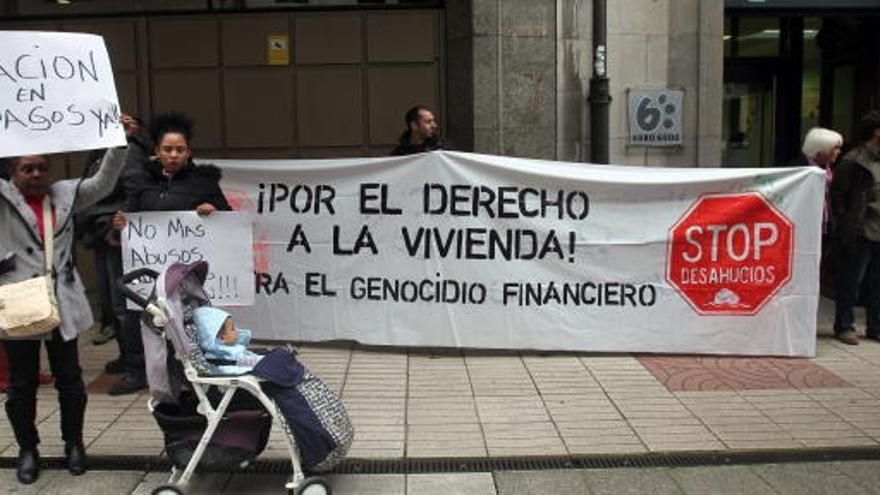 Protesta de &#039;Stop Desahucios&#039;.