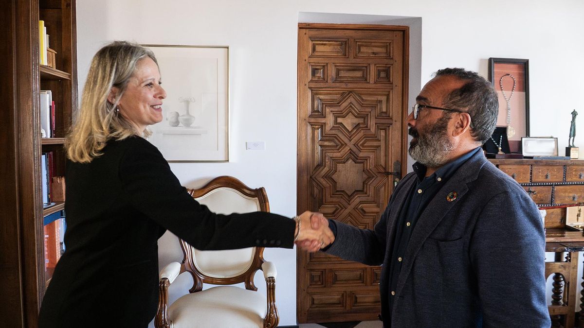 Raquel Martí y Miguel Ángel Morales, este lunes.