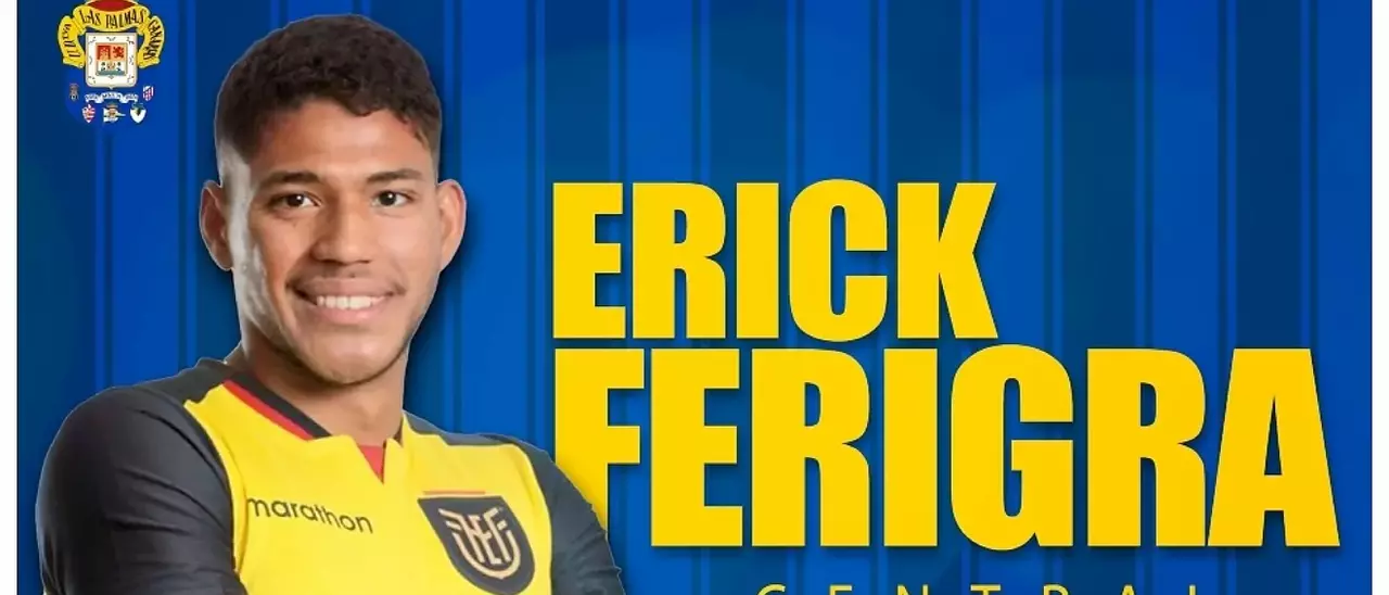 El zaguero ecuatoriano Erick Ferigra, la segunda adquisición amarilla.