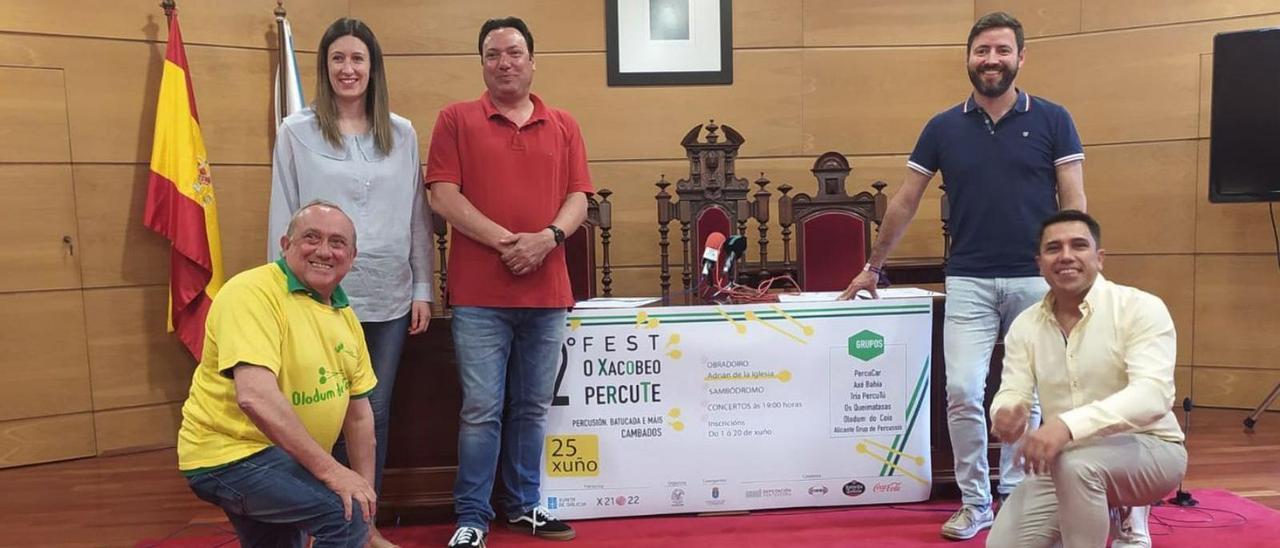 La presentación del evento, ayer en Cambados. | // CEDIDA