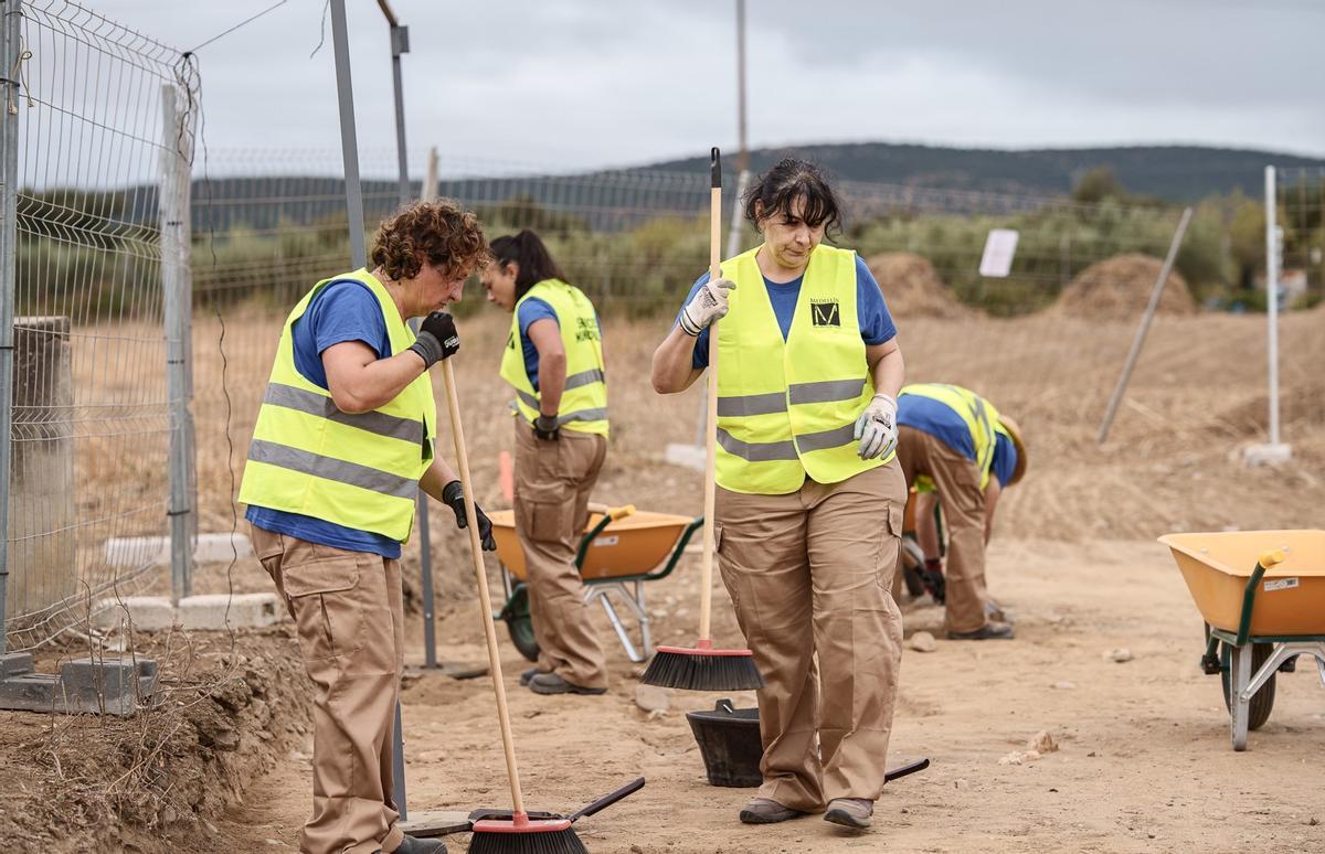Trabajos de la primera campaña de excavaciones durante el 2025.