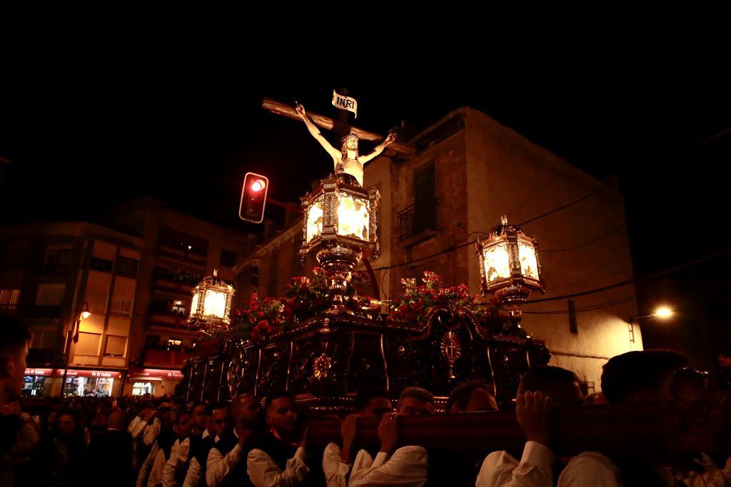 Imágenes del encuentro de las tres imágenes de la Archicofradía del Cristo de la Sangre de Lorca