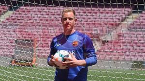 Las imágenes de la presentación de Ter Stegen