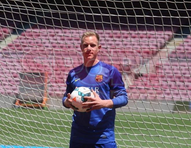 Las imágenes de la presentación de Ter Stegen