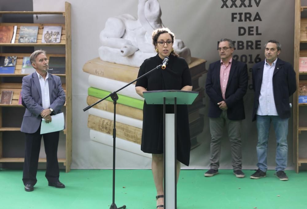 Inauguración de la Fira del Llibre 2016