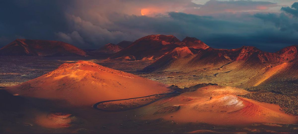 Parque Nacional de Timanfaya, en Lanzarote.