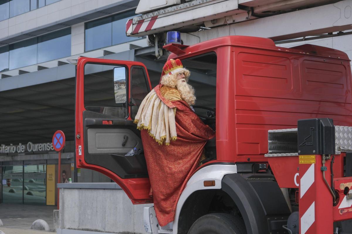 Los Reyes Magos visitan el CHUO