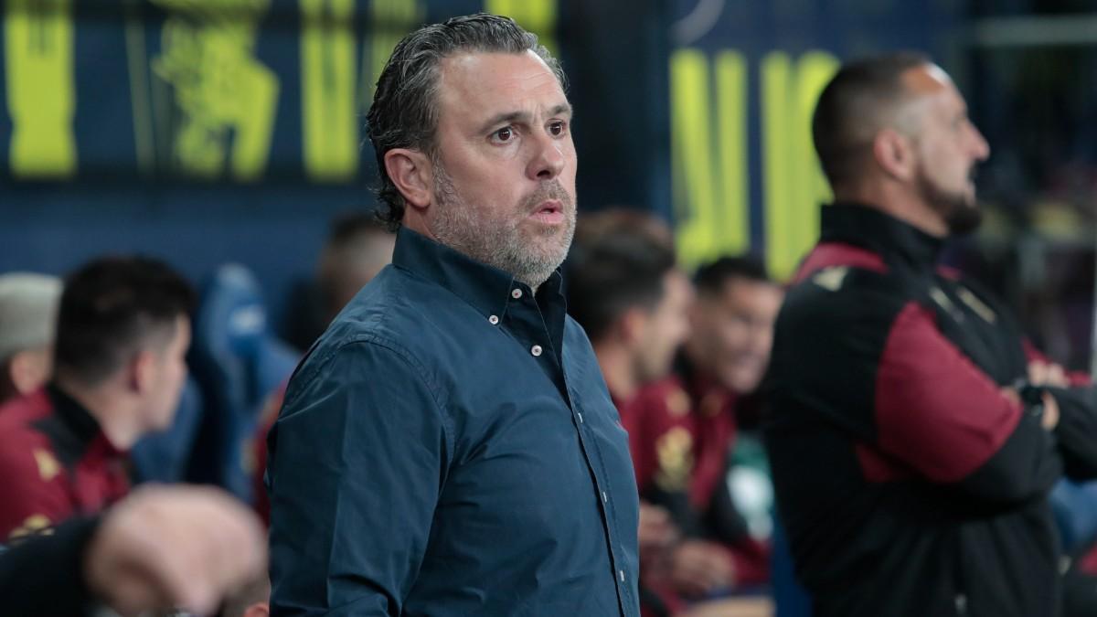 Sergio González en su partido ante el Real Madrid