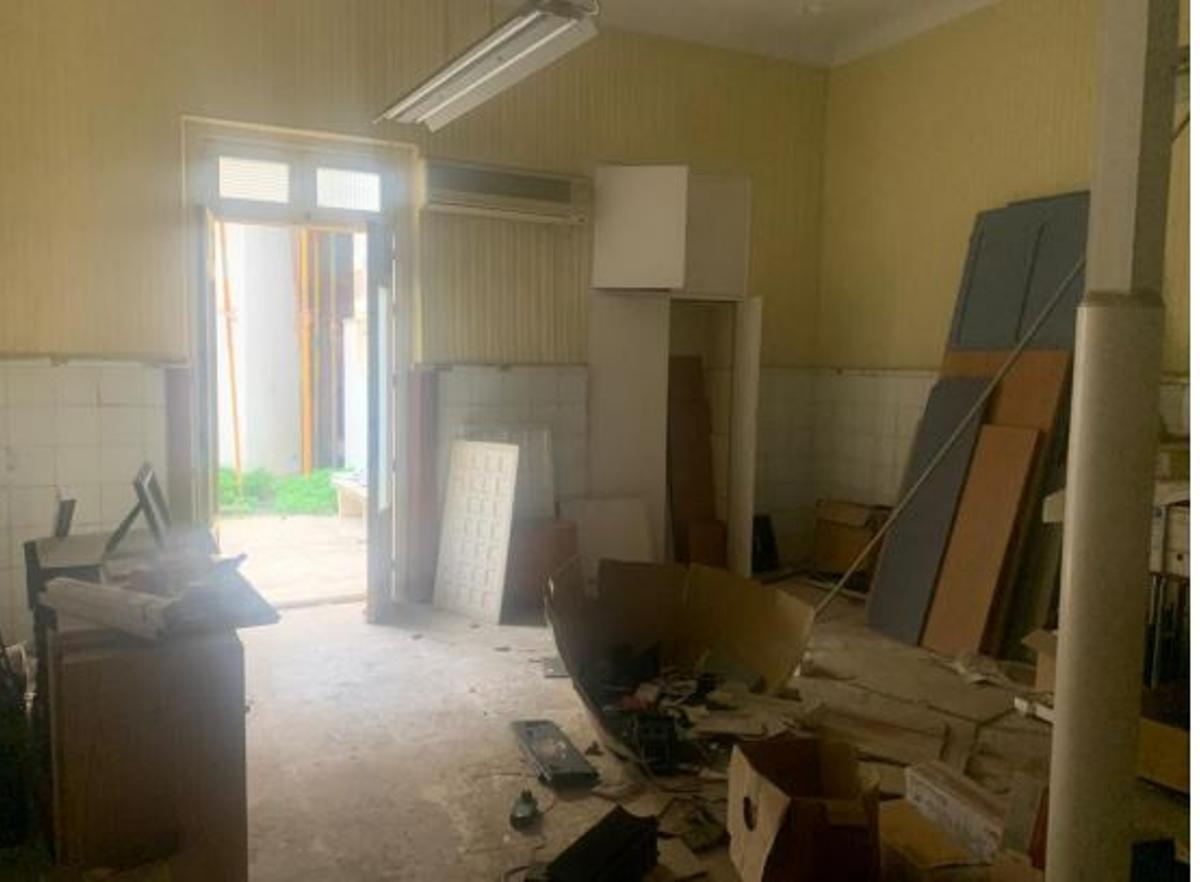 Вид интерьера одной из детских комнат. На заднем плане поддерживаемые области