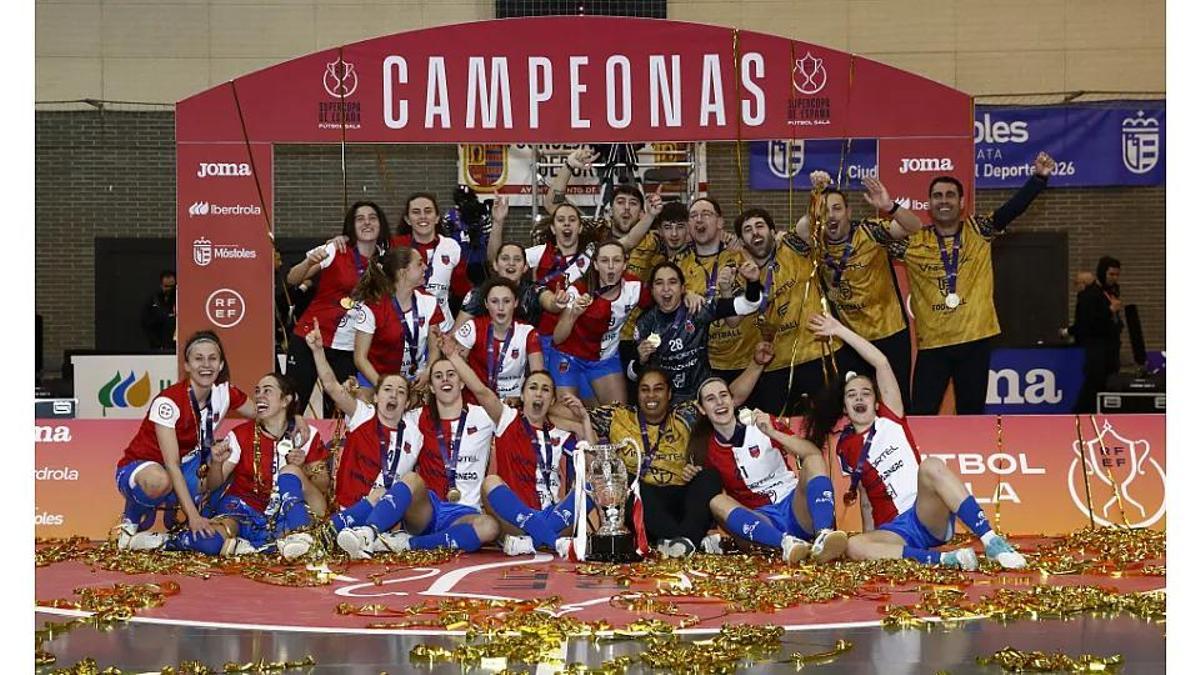 El Futsi Atlético Navalcarnero ganó el año pasado la Supercopa en casa