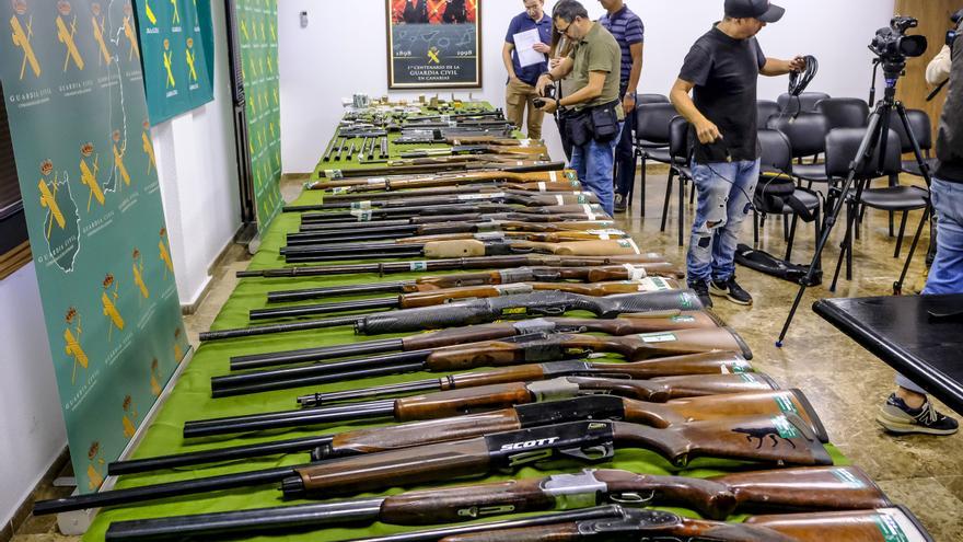 Detenido por manipular y vender armas de fuego en un taller ilegal en su casa de Las Palmas de Gran Canaria