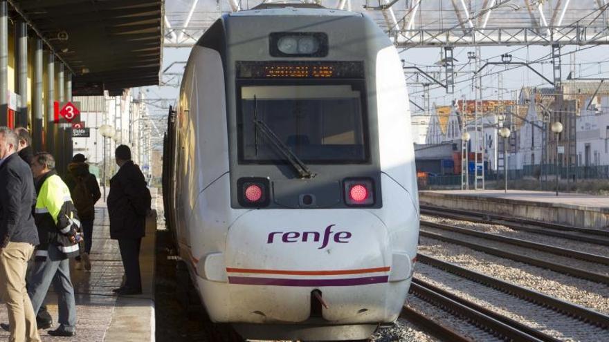 Un tren de Renfe.