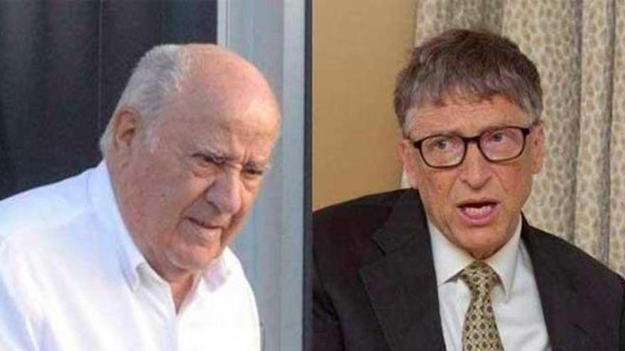 Amancio Ortega y Bill Gates