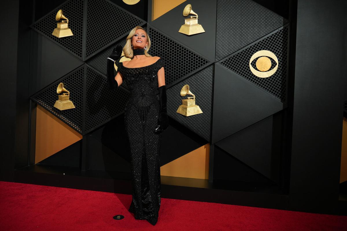 Paris Hilton arrives at the 68th annual Grammy Awards on Sunday, Feb. 1, 2026, in Los Angeles. (Photo by Jordan Strauss/Invision/AP). EDITORIAL USE ONLY/ONLY ITALY AND SPAIN