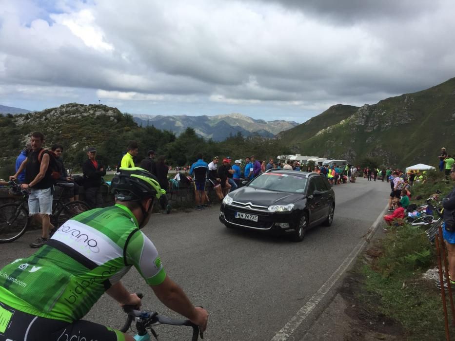 Vuelta ciclista a España. Lagos de Covadonga