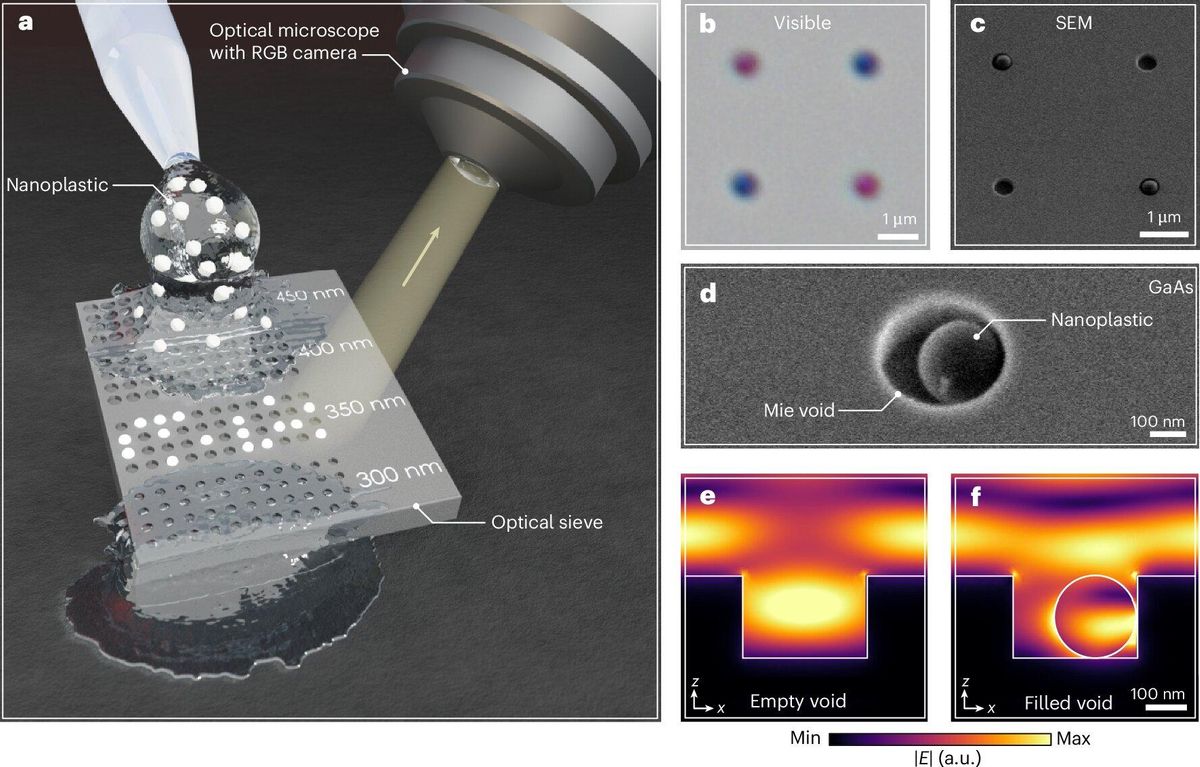 El invento consiste en un tamiz óptico que detecta y clasifica los nanoplásticos