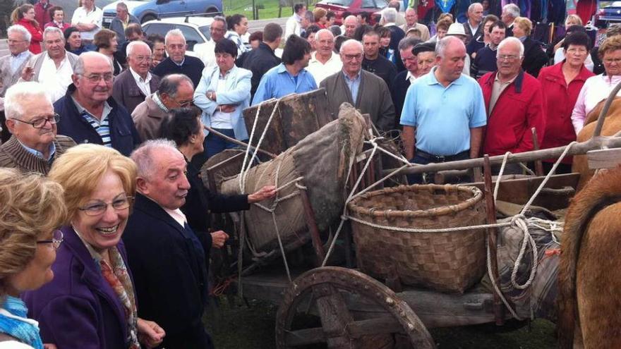 Ambiente en la Fiesta de la Trashumancia de Tineo.