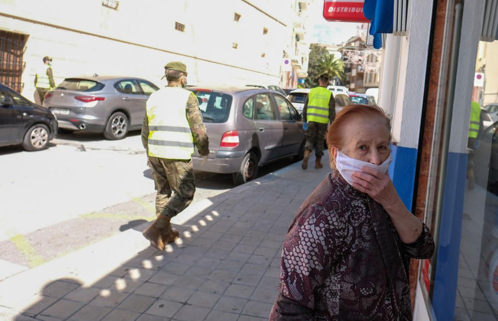 Elda y Petrer reciben a los boinas verdes en la Operación Balmis contra el Covid-19