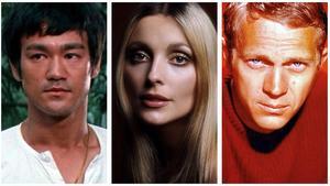 Bruce Lee, Sharon Tate y Steve McQueen.