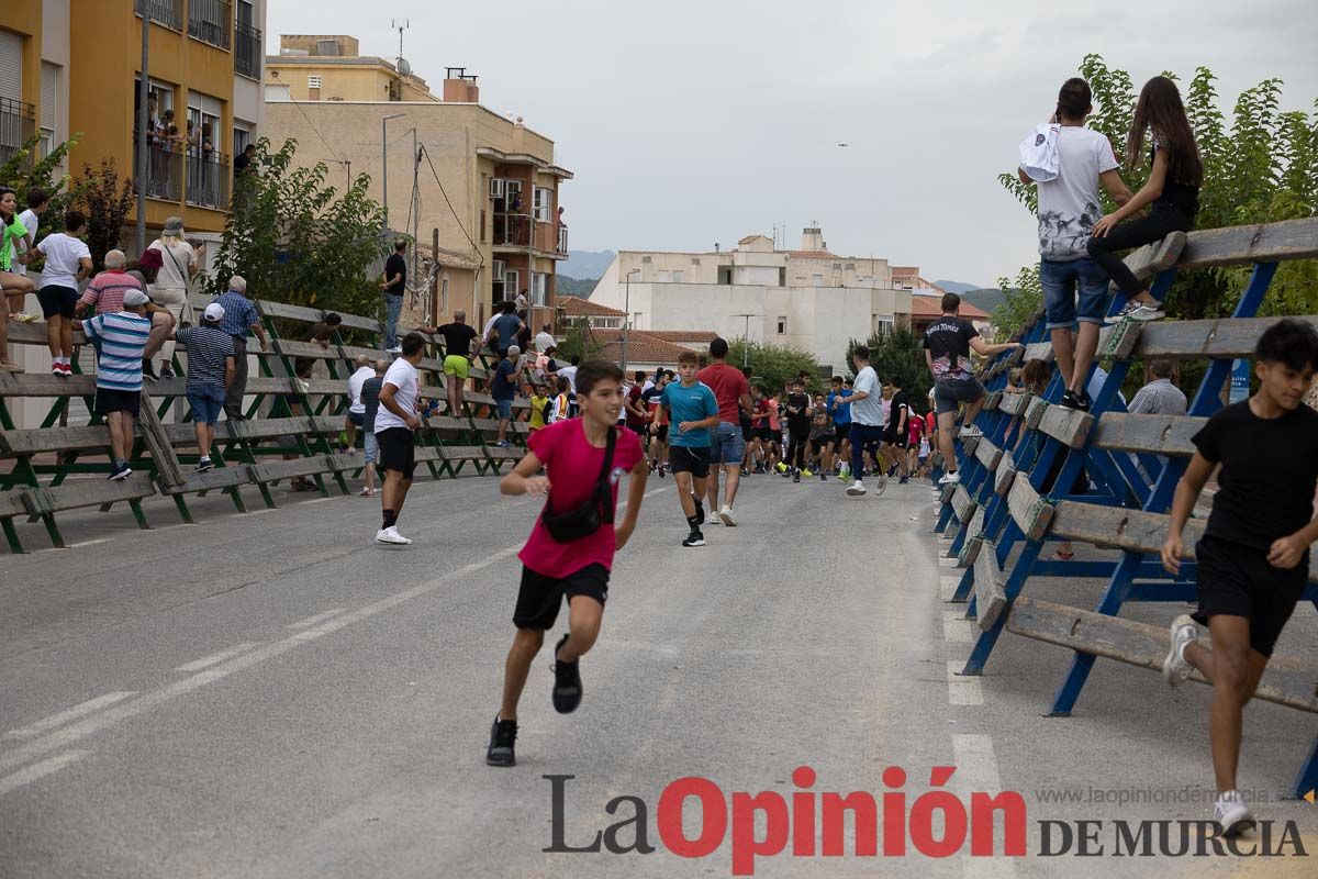 Chupinazo y encierro chico en Calasparra