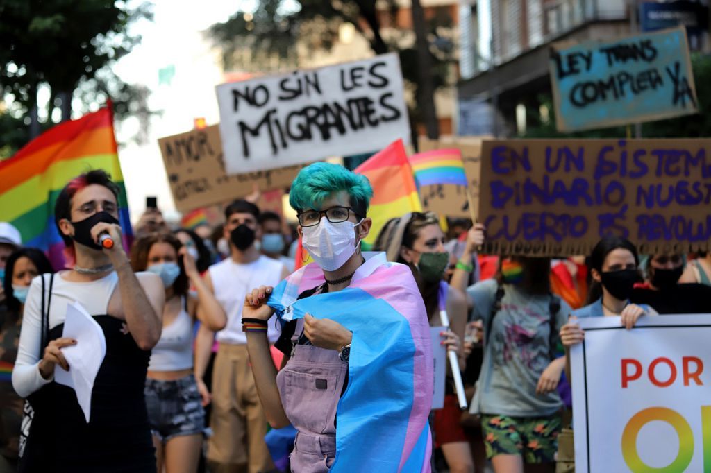 Marcha del colectivo LGTBI+ en Murcia