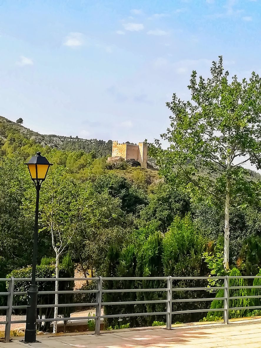 Vista del antiguo castillo de Gaibiel.