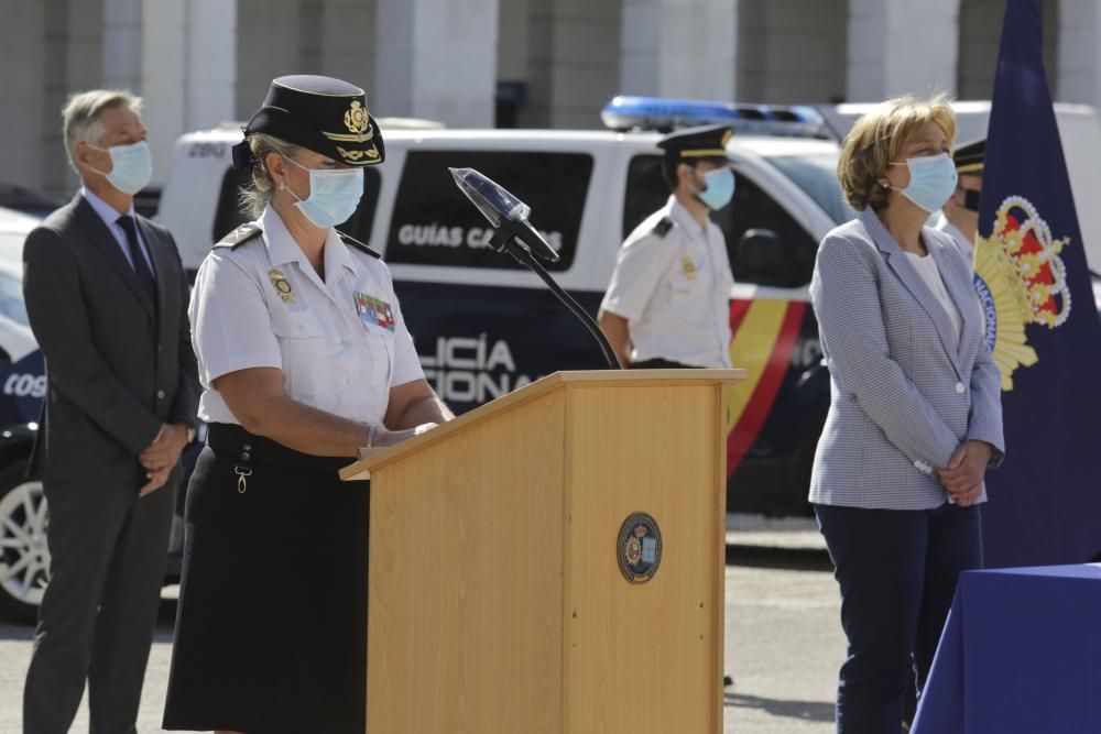 Presentación en Oviedo de los 50 agentes en prácticas de la Policía Nacional