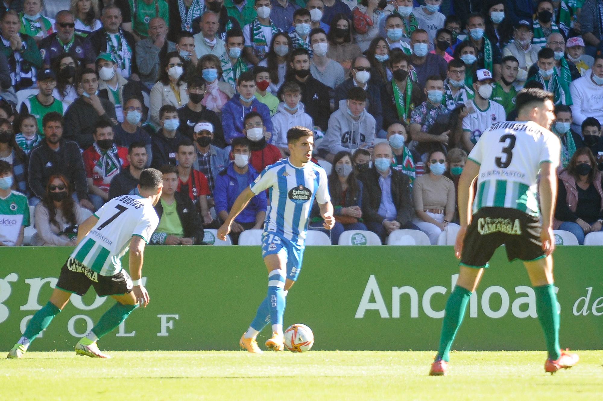 El Racing de Santander y el Deportivo empatan 0-0