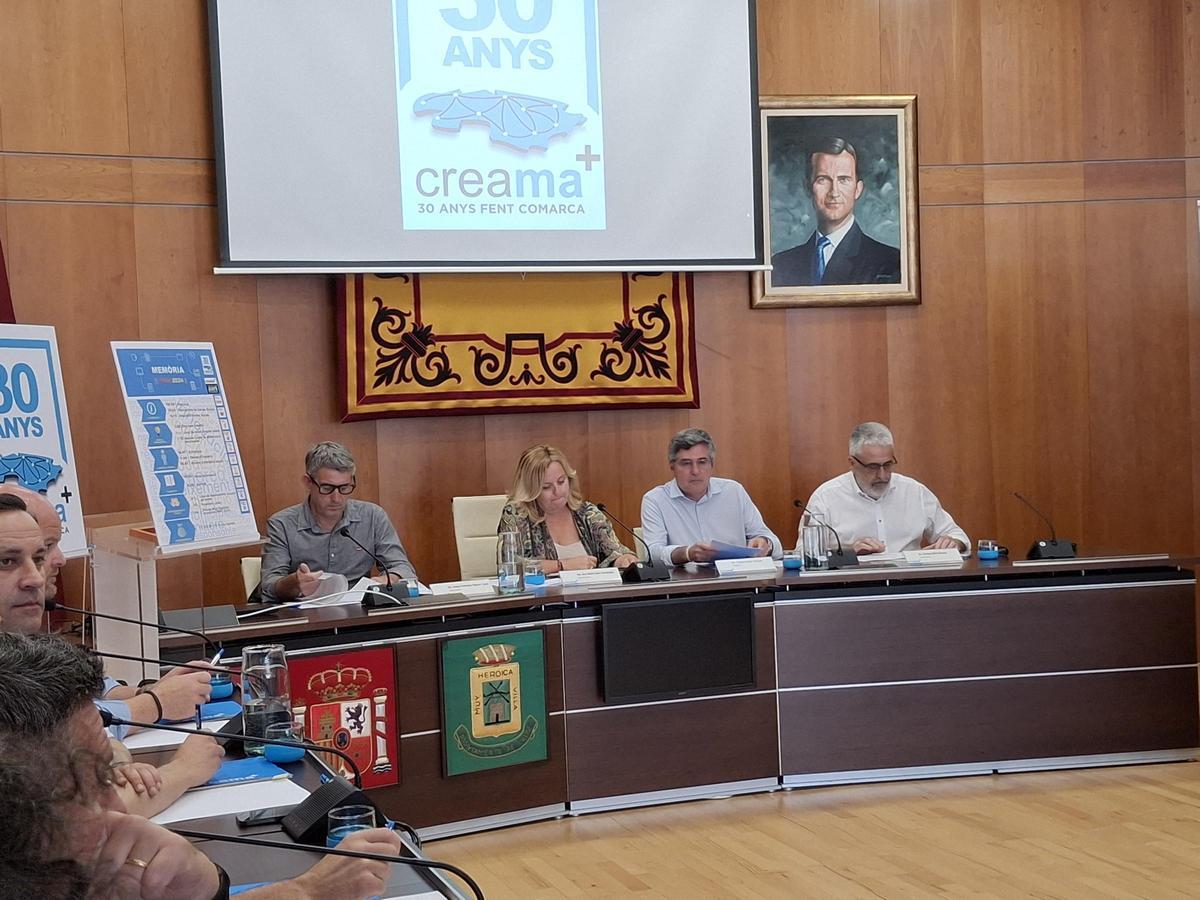 Los alcaldes de Gata y Calp, el presidente del Creama y el primer edil de Pego