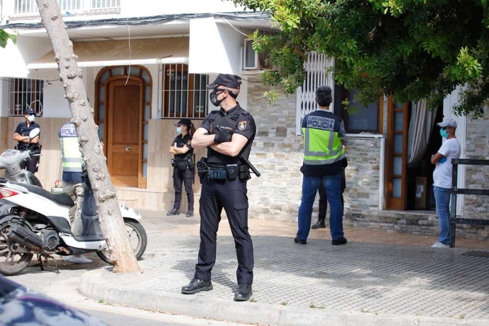 Operación de la Policía Nacional en Ibiza con varios detenidos por tráfico de drogas