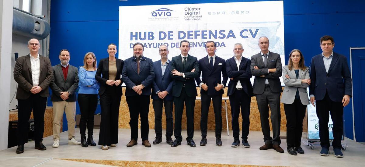Presentación del Hub Defensa de la Comunitat Valenciana, celebrada este miércoles.