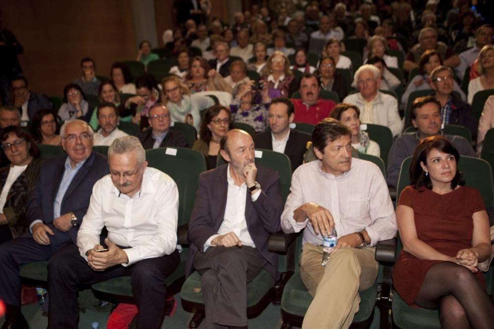 Acto del PSOE en Gijón con Alfredo Pérez Rubalcaba