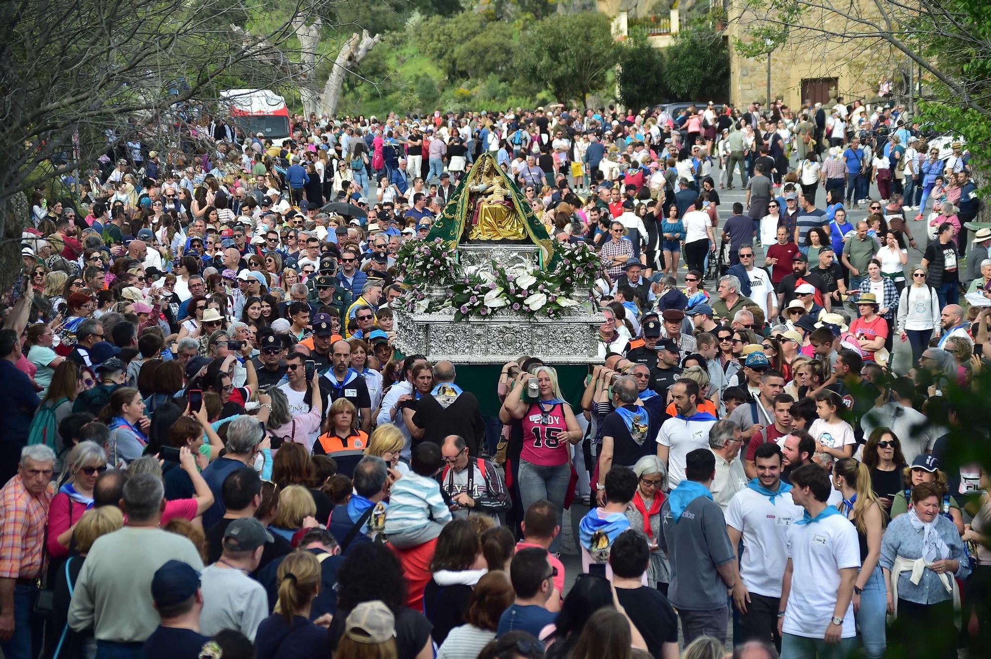 Las imágenes de la romería de la Virgen del Puerto en Plasencia