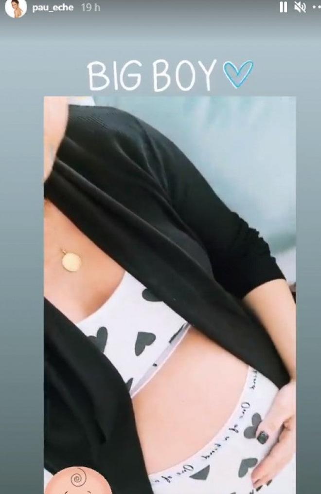 Paula Echevarría enseña su barriga en Instagram