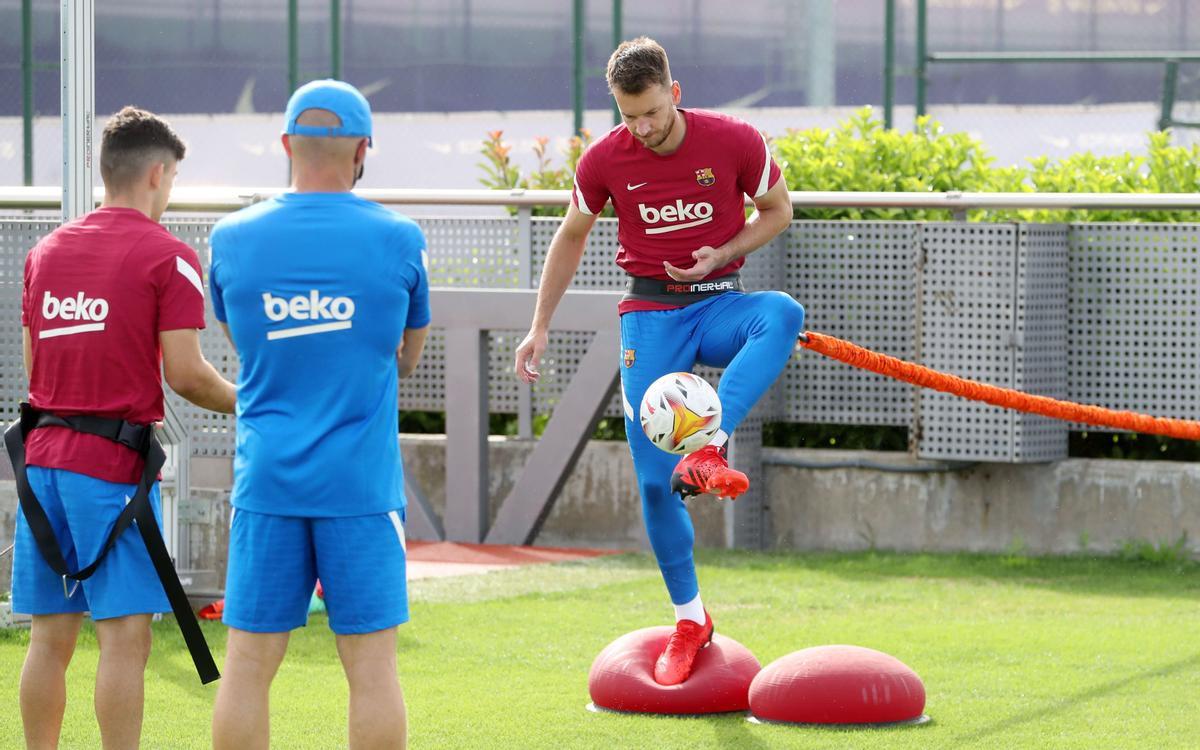 Así fue el primer día de entrenamiento del Barça 2021/2022