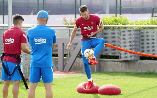 Así fue el primer día de entrenamiento del Barça 2021/2022