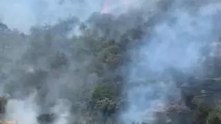 Telde agradece la respuesta ante el incendio de Cazadores y mantiene la vigilancia