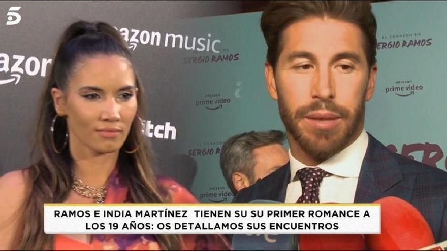 India Martínez y Sergio Ramos
