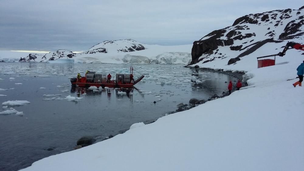 Obres de la constructora Arcadi Pla a l''Antàrtida