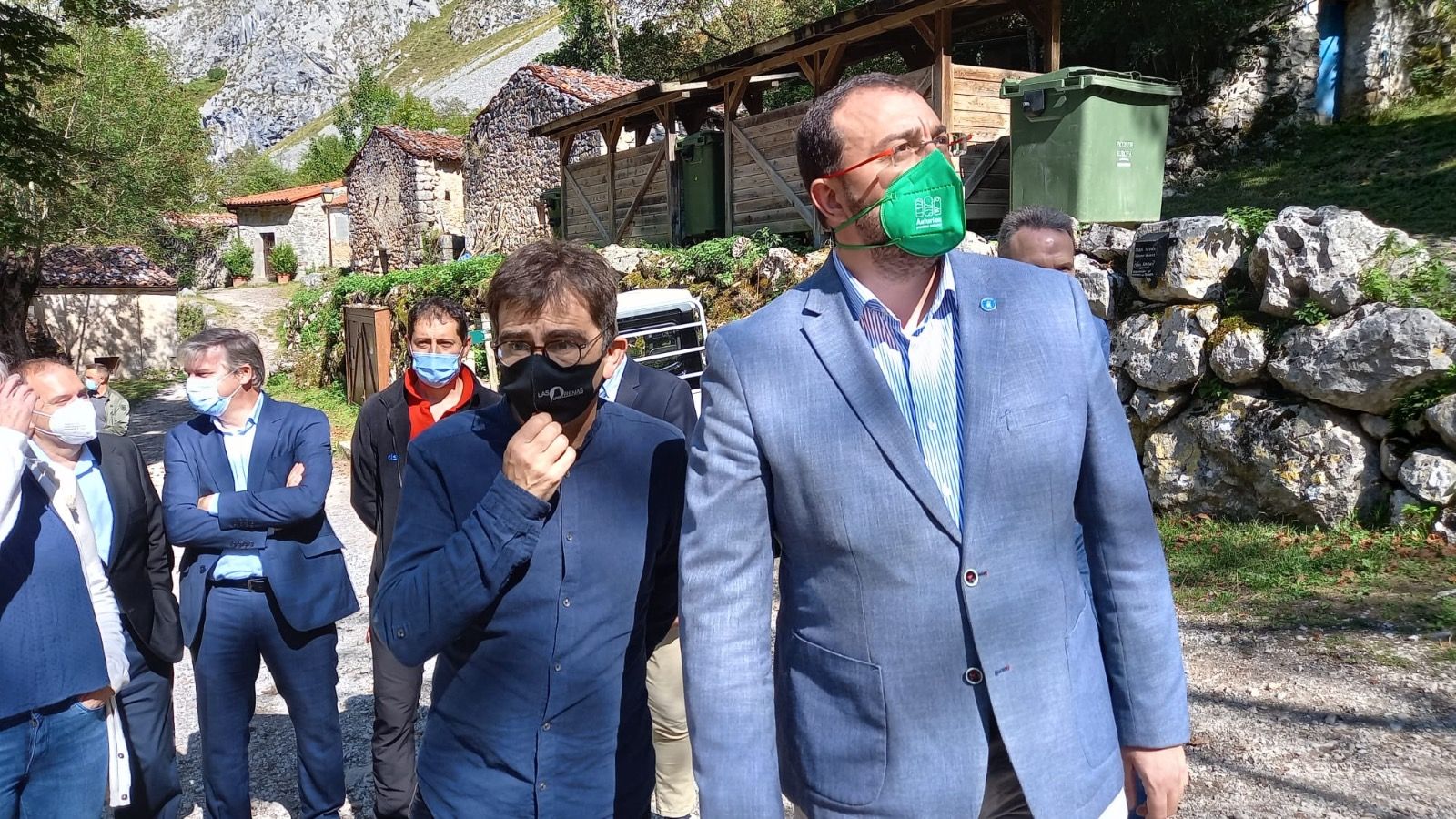 Veinte años del funicular de Bulnes: así fue la visita institucional por el aniversario de la inauguración del remonte