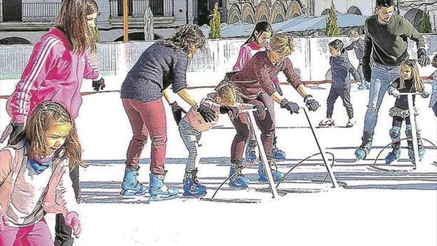 La Vall instala por primera vez una pista de hielo hasta el 6 de enero