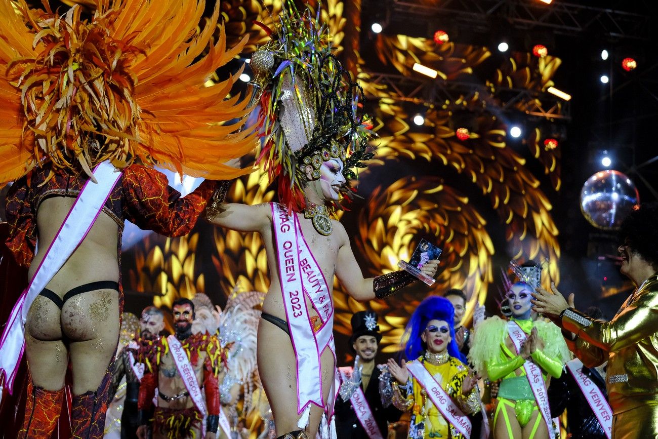 Shíky, drag Queen del Carnaval de Las Palmas de Gran Canaria 2023: coronación y actuación final