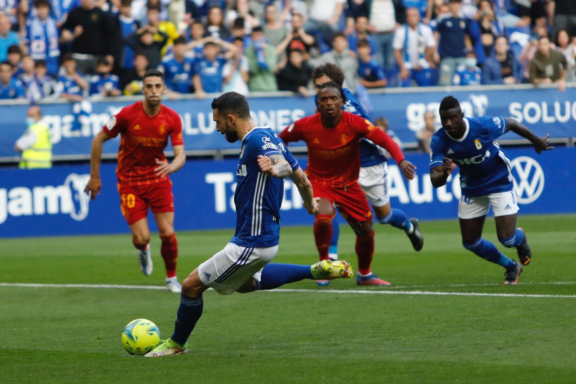 Real Oviedo - Zaragoza, en imágenes