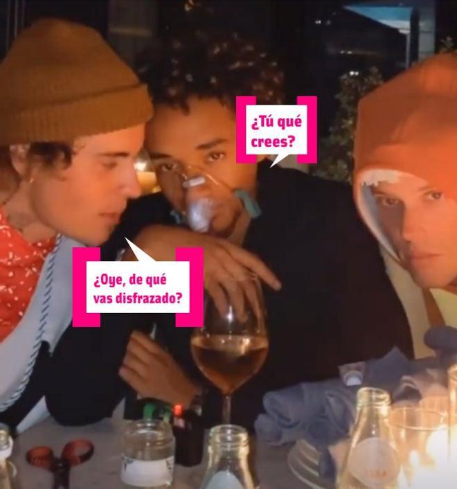 Justin Bieber y Jaden Smith en la fiesta de Kendall Jenner