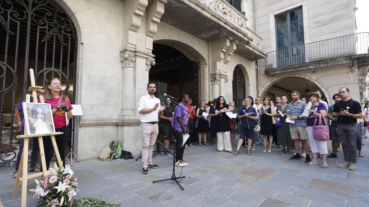 L'acte organitzat per familiars i amics a la plaça del Vi, l'any passat.