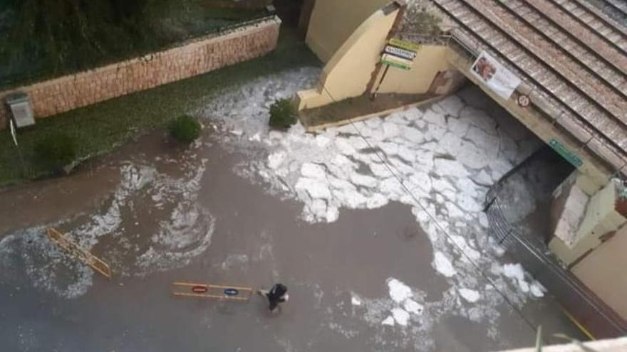 Un túnel completamente inundado en Silla