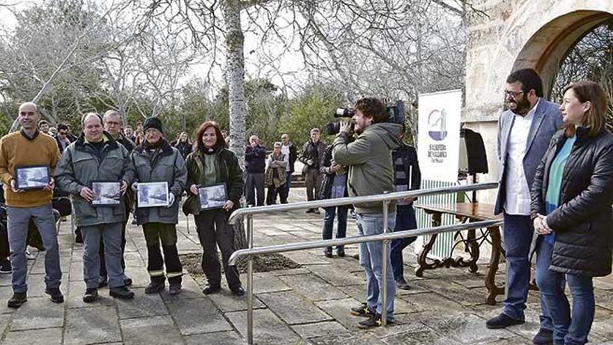 Una imagen del acto celebrado el sábado en el parque para anunciar la ampliación.