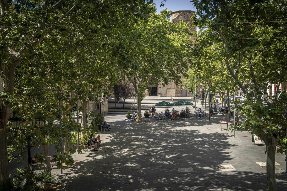 La plaza de Sarrià mejorará su accesibilidad y renovará el mobiliario